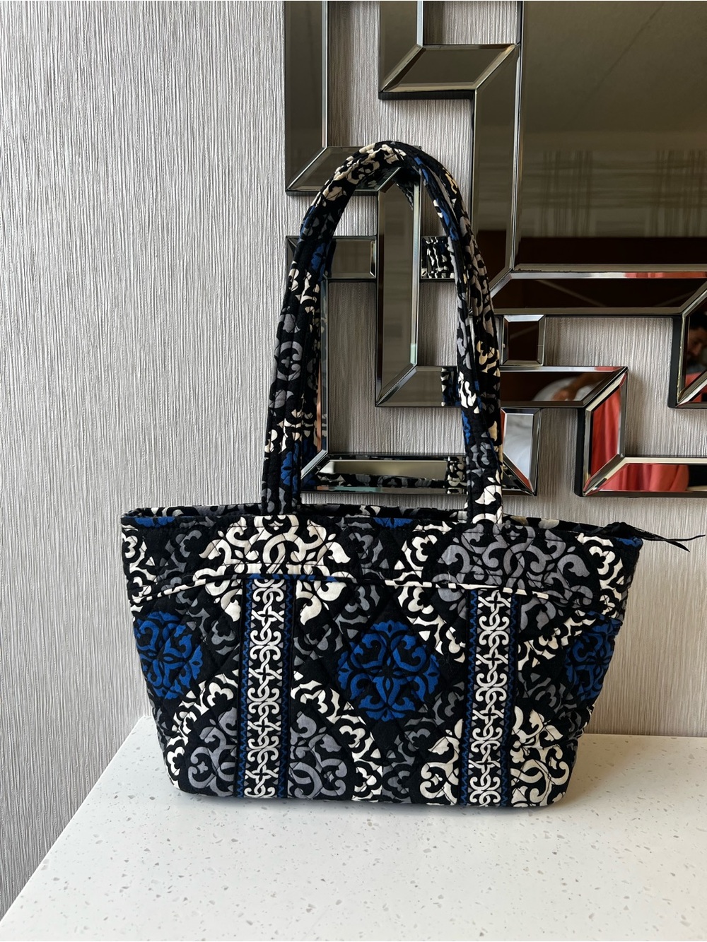 Vera Bradley Canterbury Cobalt Mini Tote